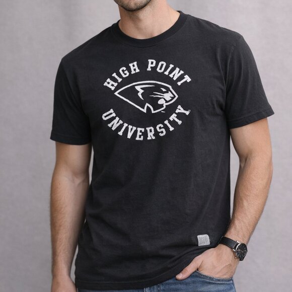 Original Retro Brand Other - Retro Brand High Point University Mens XL Black White Short Sleeve T Shirt